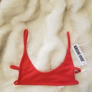 NWT Joah Brown Cage Bra
